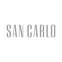 Text logo displaying SAN CARLO in uppercase grey letters on a white background.